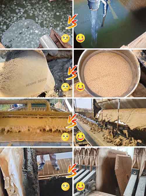 การเปรียบเทียบประสิทธิภาพของ Polyacrylamide (PAM) ในการบำบัดน้ำเสียและการลดน้ำตะกอน: 4 การศึกษากรณีทั่วไป